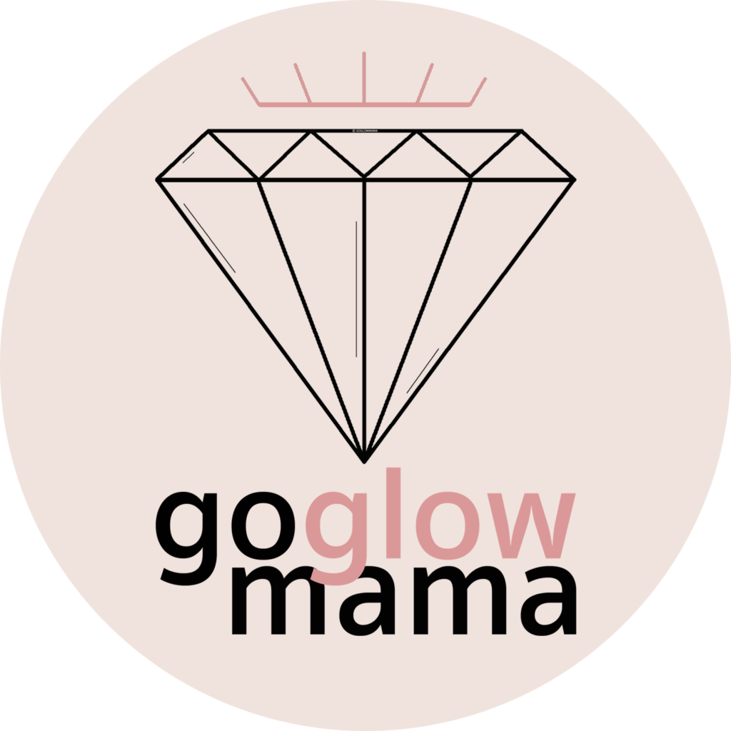 logo goglowmama: het is jouw tijd mama! Go for that glow!