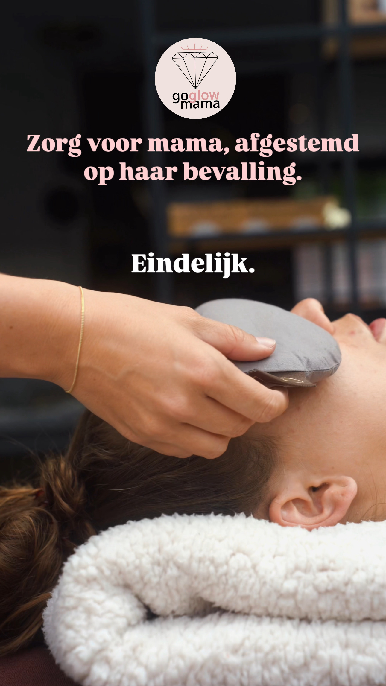 zorg voor mama, afgestemd op haar bevalling. Eindelijk!