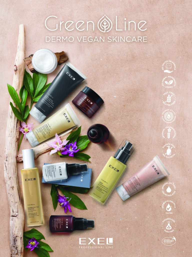 Postpartum green line dermo vegan skincare voor postpartum facial aan huis